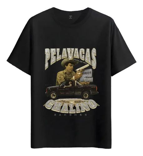 Women's T-Shirts T-shirt Muscle Freaks Chalino Sanchez Loose Cow-Peel Style_ecoleips.com