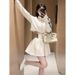 European-style Casual Sports Suit For Women, 2026 Spring And Autumn New Korean-style Slim-fit Striped Stand-collar_ecoleips.com