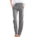 Aria Basics Spring Autumn European And American Women's Clothing Solid Color Cotton Linen Loose Drawstring Wide-Leg_ecoleips.com