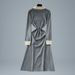 Women's Clothing French Retro Beaded Knit Dress For Women Heavy Duty Single Breasted Elegant Sweater Autumn Winter High End Clothing_ecoleips.com