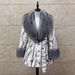 Women's Clothing Luxury Leopard Print Faux Fur Coat – Oversized Detachable Fur Collar & Waist Belt (L-XXL, 15 Colors)_ecoleips.com