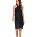 Women’s Clothing Long Gauze Blouse Chiffon Beach Wrap Dress Sexy Bikini One Piece Scarf Female_ecoleips.com