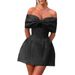 Diyun Cross-Border European And American Party Evening For Women With Bowknot Socialite Style Strapless Dress 2025_ecoleips.com