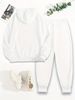 Women's Autumn And Winter Casual Fashion New York Letter Printed Thick Fleece Warm Hooded Sweatshirt+sports Pants Set-731_ecoleips.com