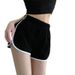 Women's Sports Shorts Summer Korean Style Trendy Loose Slim Wide Leg Casual Three Quarter Pants for Students_ecoleips.com