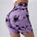 Tie-Dye Yoga Pants For Women - High Waist Tummy Control Workout Leggings - Breathable & Squat Proof Gym Shorts - Peach Butt Lifting Yoga Shorts_ecoleips.com