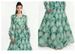 Women's Clothing Plus Size Pleated Three Dimensional Floral Bell Sleeve Dress Heavy Duty Lace Up Print African European Style Women's Clothing_ecoleips.com