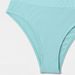 Light Cyan Ribbed High Waist Two Piece Bikini Solid U Neck Sleeveless Sports Swimsuit Women Summer Beach Bathing Suit_ecoleips.com