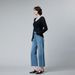 Women's Clothing Fabric High Color Exquisite Raw Edge Nine Points Loose Straight Pants Spandex_ecoleips.com
