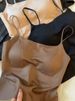 Women's Camisole With Built-in Chest Pad New Summer Style Wearable Outside Or As Layering Fishbone Structure Integrated Bra-s_ecoleips.com