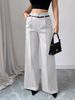 Women's Clothing Loose And Versatile Summer Drape Slim Wide Leg Trousers For Women High End Straight Drape High Waist Casual Trousers For Women_ecoleips.com