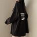 Korean Style Long Sleeved T Shirt for Women 100% Combed Cotton plus Size Relaxed Fit Japanese Style Top for Autumn 2024_ecoleips.com