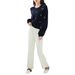 2024 New Spring Embroidered Casual Loose Versatile Round Neck Pattern Pullover Lg Sleeve Knitted Sweater Women's_ecoleips.com