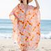 Women's Clothing "Tie-Dye Beach Cover-Up – Flowy Sun Protection Shirt With Side Slits & Adjustable Tie-Waist"_ecoleips.com