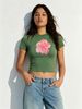 Women’s Summer Crop T-Shirt, Y2K Aesthetic Graphic Print Casual Streetwear Tee_ecoleips.com
