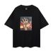Alcatraz Graphic Print T-Shirt, Crew Neck Short Sleeve Cotton Tee, Fashion Streetwear Top, Trendy Casual Shirt For Daily & Party Outfit_ecoleips.com