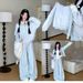 2026 New Stylish And Elegant Outfit Women, Two-piece Blue Casual Sports Sweatshirt Set For Early Spring That Gives A_ecoleips.com
