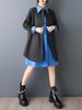 Oversized False Two Piece Long Sleeve Shirt Dress For Women New Loose Casual Vintage Dress Elegant Clothes Spring Autumn 2026_ecoleips.com