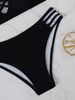 Verve New Sexy Two-Piece Swimsuit With Drawstring, Solid Color Bikini For Women, Sports Style_ecoleips.com