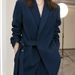 Women's Plus Size Spring Suit Set - Elegant Fly Sleeve Blouse & Trousers 3-Piece Outfit (with Camisole) For Office Casual, M-4XL (Black/Navy/Pink)_ecoleips.com