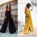 Women's Clothing Sexy V-neck halter loose jumpsuit home casual holiday style jumpsuit woman_ecoleips.com