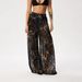 2025 New Russian Sexy Women's High Waist Chiffon Casual Pants_ecoleips.com