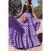 Polka Dot Maxi Skirt – Stretchy Polyester Wrap Skirt With Side Slit (White/Pink/Yellow/Purple/Peacock Blue) – Versatile Work-to-Weekend Elegance_ecoleips.com