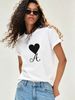 Women's Breathable Cotton Tee, Loose Fit Casual Top For Summer Styling_ecoleips.com