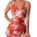 Women's Clothing Sling One Piece Swimsuit Ladies Beach Skirt Hot Spring Swimsuit_ecoleips.com
