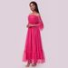 Women's Clothing One Shoulder Mesh Long Sleeve Wedding Dress Big Swing Dress New Style_ecoleips.com