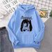 street Retro Gothic Style Y2K Cartoon Jacket, Niche Design, Loose Fit, Fleece-lined Hooded Sweatshirt For_ecoleips.com