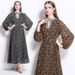 "Glamorous Leopard Print Maxi Dress With Rhinestone Accents – Plus Size Elegance (L-XXXL)"_ecoleips.com