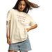 American-style Personalized Fashion Trendy Ins-style Letter Print Versatile Loose 100% Cotton Short-sleeve T-shirt_ecoleips.com
