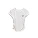 Summer Modell Short-Sleeved T-Shirt For Petite Women Featuring A Pleated Waist Design That Creates A Slimming Effect A_ecoleips.com