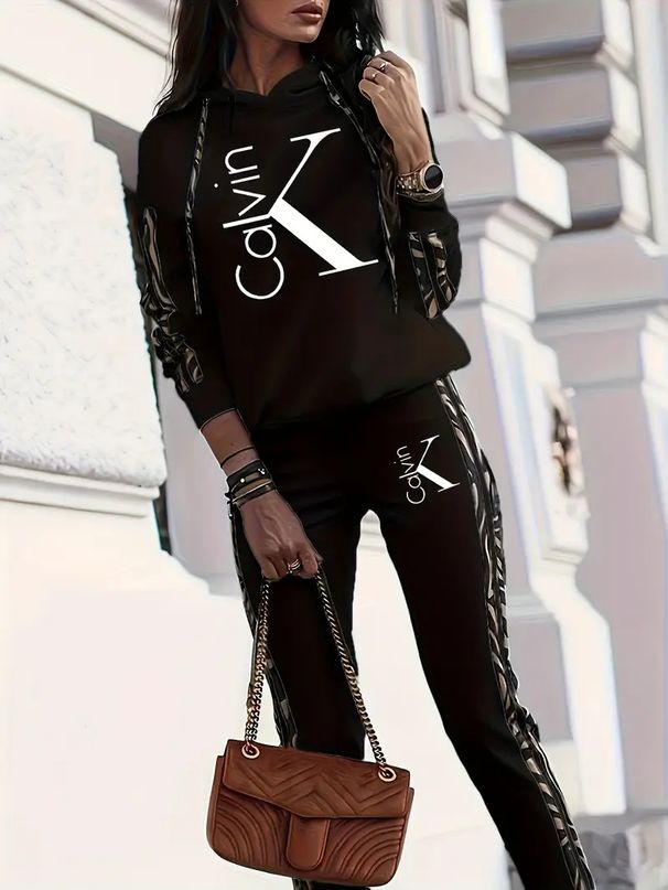 Women's Loose Casual Three Piece Suit Set With Sequined Jacket Tube Top And Wide Leg Pants For Spring/Autumn_ecoleips.com