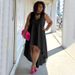 Women's Clothing Plus Size Clothes Sleeveless Round Neck Casual Dress Comfortable Fashionable Summer Thin Polyester Beach Style_ecoleips.com