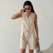 Women's Clothing Vest Vest Hot Pants Set Summer Fashion New Two Piece Set_ecoleips.com