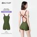 Swimsuit Women's One-piece Flat-angle Professional Racing Swimming Pool Special Adult Training Swimsuit_ecoleips.com
