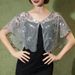 K Evening Gown Sequin Shawl Women's Party Banquet Lace Shawl_ecoleips.com