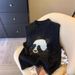 Aria Basics Counter Withdrawal Cut Label Korean Style Panda Sequin 2025 New Fashionable Slimming Layered Vest Tank Top_ecoleips.com