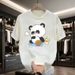 Casual Urban Fashion For Men & Women Panda Graphic Print T-Shirt Oversized Relaxed Fit 100% Cotton Unisex Streetwear_ecoleips.com