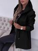 Women's Clothing Casual Hooded Jacket Zip Up Autumn Winter Fashion Outerwear Clothing_ecoleips.com