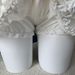 Creamy White Ruffled Midi Skirt for Women High-Waisted Slimming Petite Ballet Style Puffy Girly Cake Summer Skirt_ecoleips.com