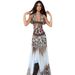 Fashion Personality Sexy Halter Backless Leopard Print Dress Women Summer Casual Party Evening Club Dating Dress_ecoleips.com