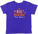 Women's T-Shirts Personalised Any Name Big Sister Floral Kids T-Shirt Boys Girls Gift_ecoleips.com