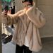 Women’s Double-Layer Faux Fur Coat – Oversized Lapel Winter Jacket (S/M/L/XL, Taupe/Gray/Camel)_ecoleips.com