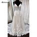 Women's Clothing Bridal Light Wedding Dress V Neck Sling Main Wedding Dress Lace Heavy Work Dress Female_ecoleips.com