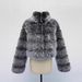 Plus Size Faux Fur Coat Women's Winter Fashion Jacket – Eco-Friendly Fox Fur Stand Collar, Long Sleeve, Casual Outerwear (S-XXXXL, Multiple Colors)_ecoleips.com