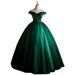 Women's Clothing Green Off The Shoulder Prom Dress Women's Lace Sequins Formal Evening Gown One Shoulder Style New Party Wear_ecoleips.com