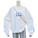 autumn Sweatshirt For Women, Thin Style, Korean Version, Loose Fit, Casual Boyfriend Top, Versatile,_ecoleips.com